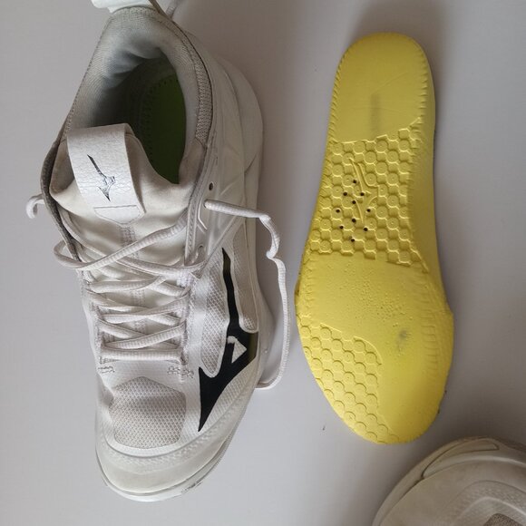 MIZUNO Volleyball Shoes WAVE DIMENSION  White size 39 - Picture 15 of 16